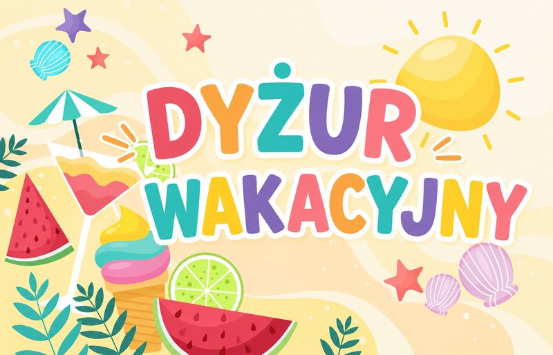 Informacje dotyczące dyżuru wakacyjnego