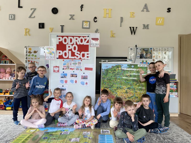 „Podróż po Polsce”- zajęcia z kodowania w 6-latkach „A”